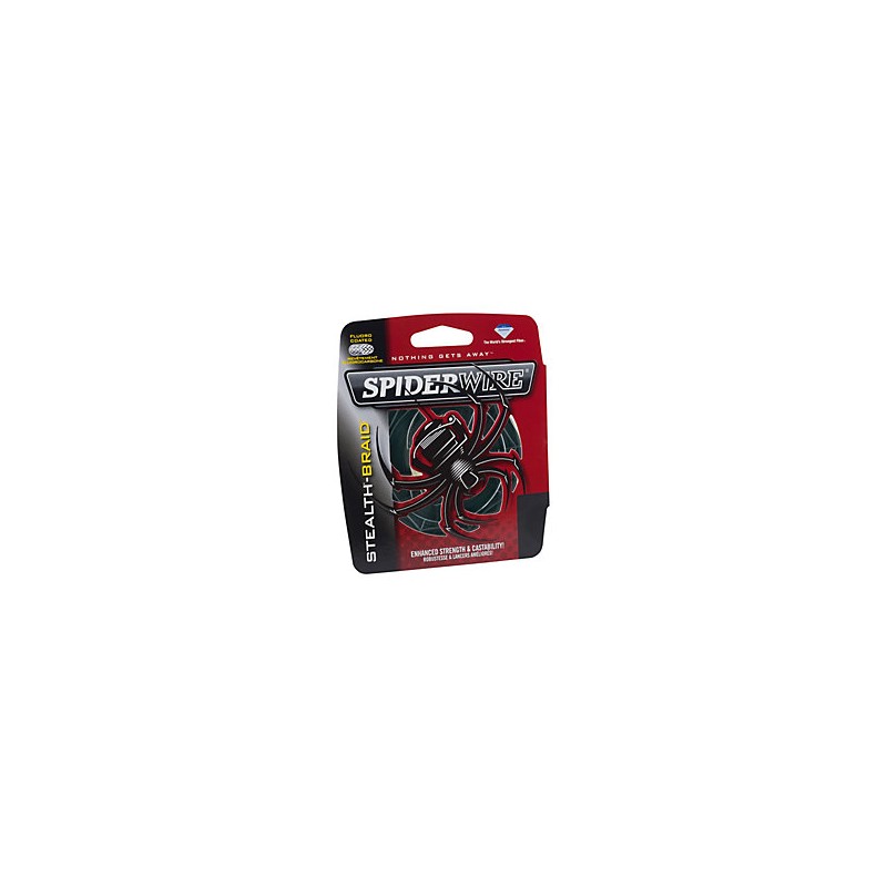 Trenzado Spiderwire Stealth Smooth 8 Moss Red 300 mts
