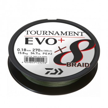Trenzado Tournament 8 Braid Evo+ (Verde) 270M
